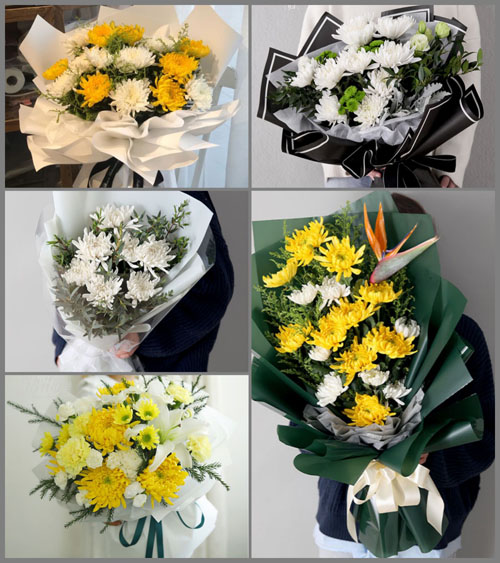 江苏南通启东市北新镇万安村白事花束代送